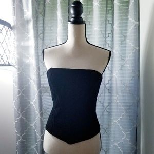 Jessica McClintock Collection Black Velvet Bustier